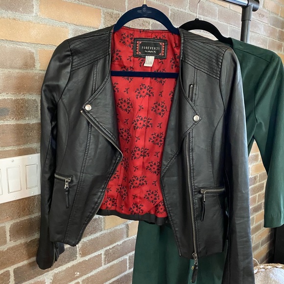 Forever 21 Jackets & Blazers - Faux Leather Jacket